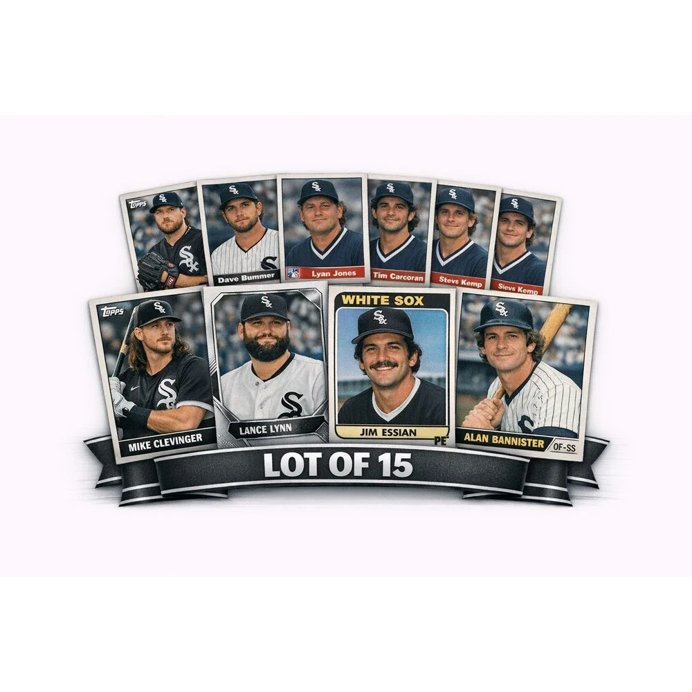 Chicago White Sox Card Lot + Clevinger + Lynn + Essian – 15 Cards